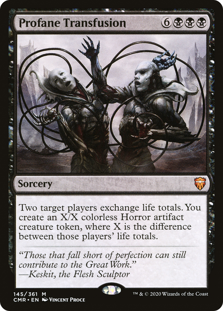 Image of Profane Transfusion (CMR-145) - Commander Legends