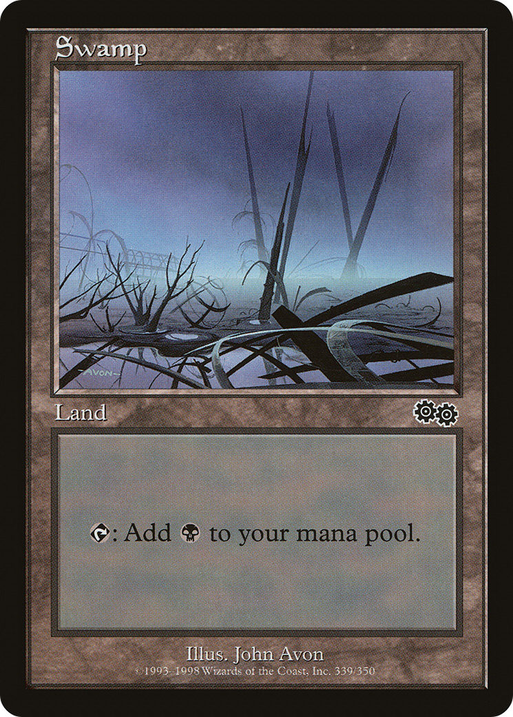 Image of Swamp (339) (USG-339) - Urza's Saga