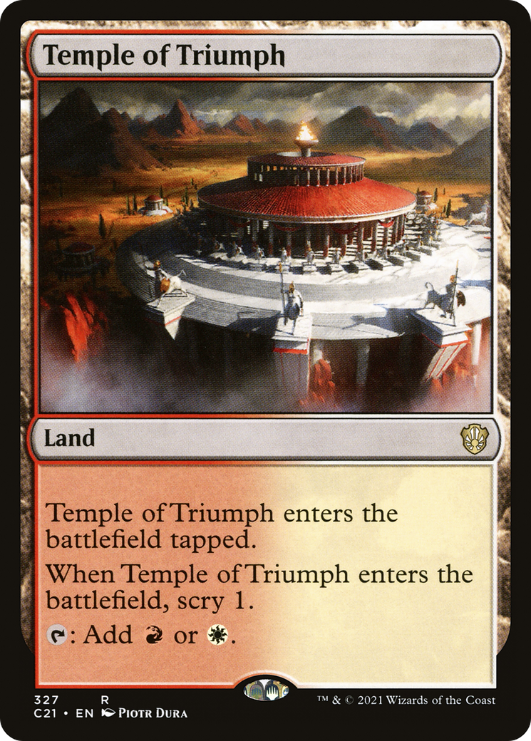 Image of Temple of Triumph (C21-327) - Commander 2021