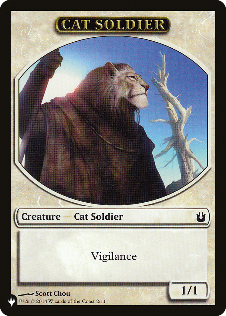 Image of Cat Soldier (PLST-TBNG-2) - The List