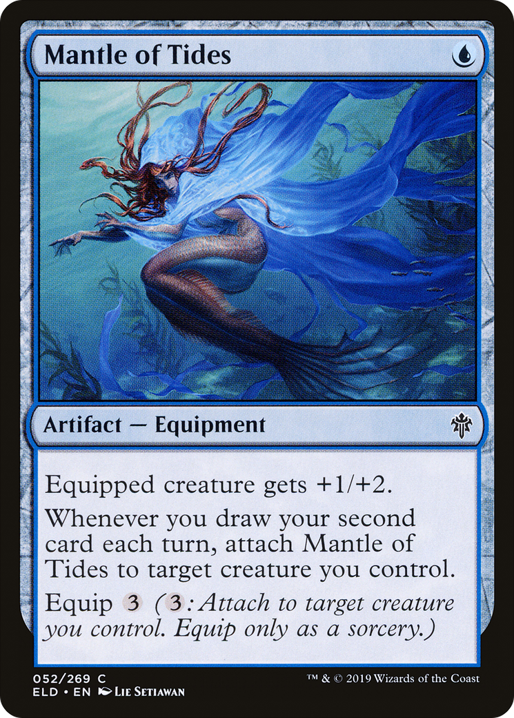 Image of Mantle of Tides (ELD-052) - Throne of Eldraine Foil