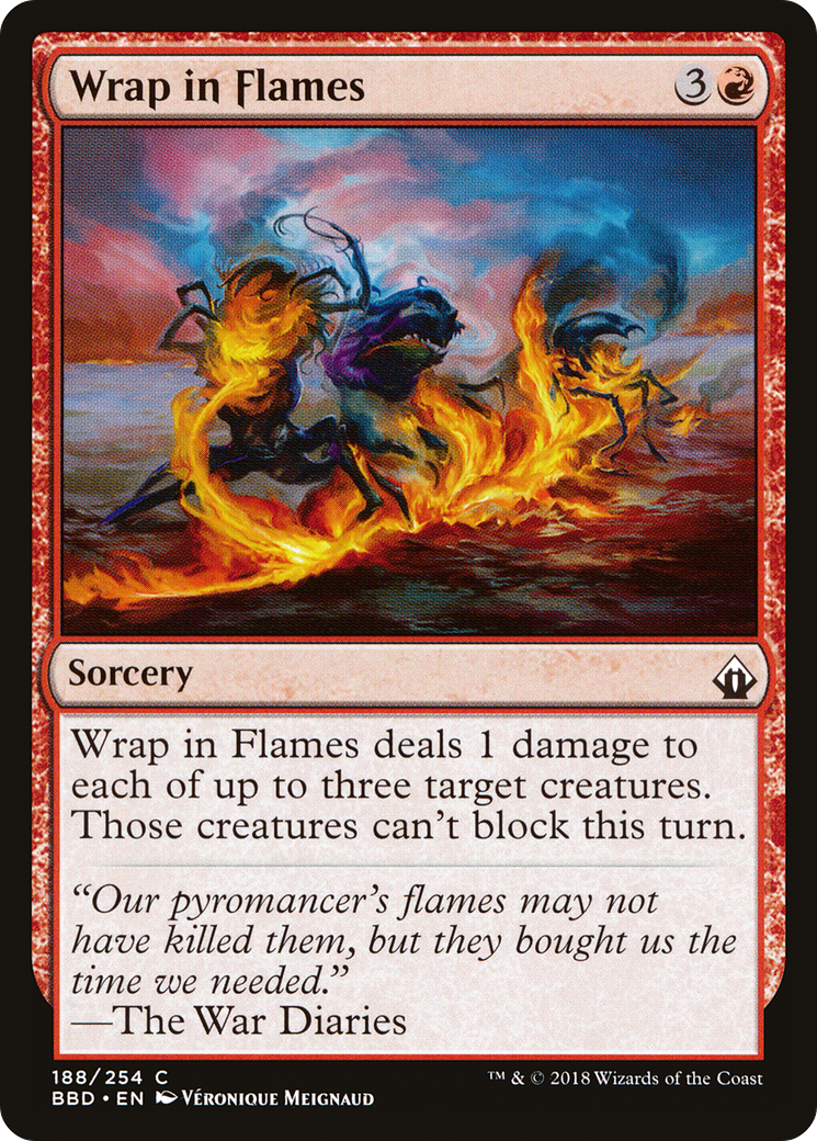 Image of Wrap in Flames (BBD-188) - Battlebond