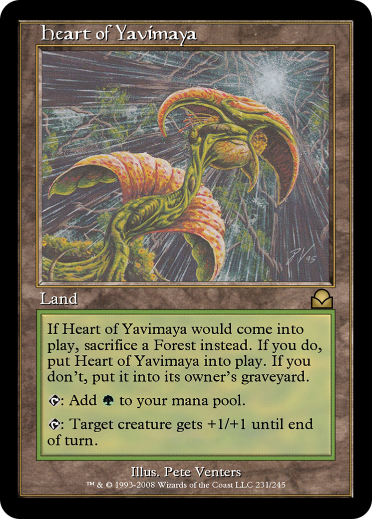 Image of Heart of Yavimaya (ME2-231) - Masters Edition II Foil