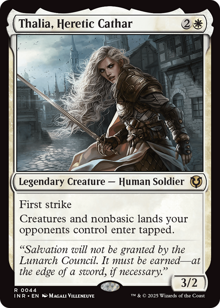 Image of Thalia, Heretic Cathar (INR-044) - Innistrad Remastered Foil