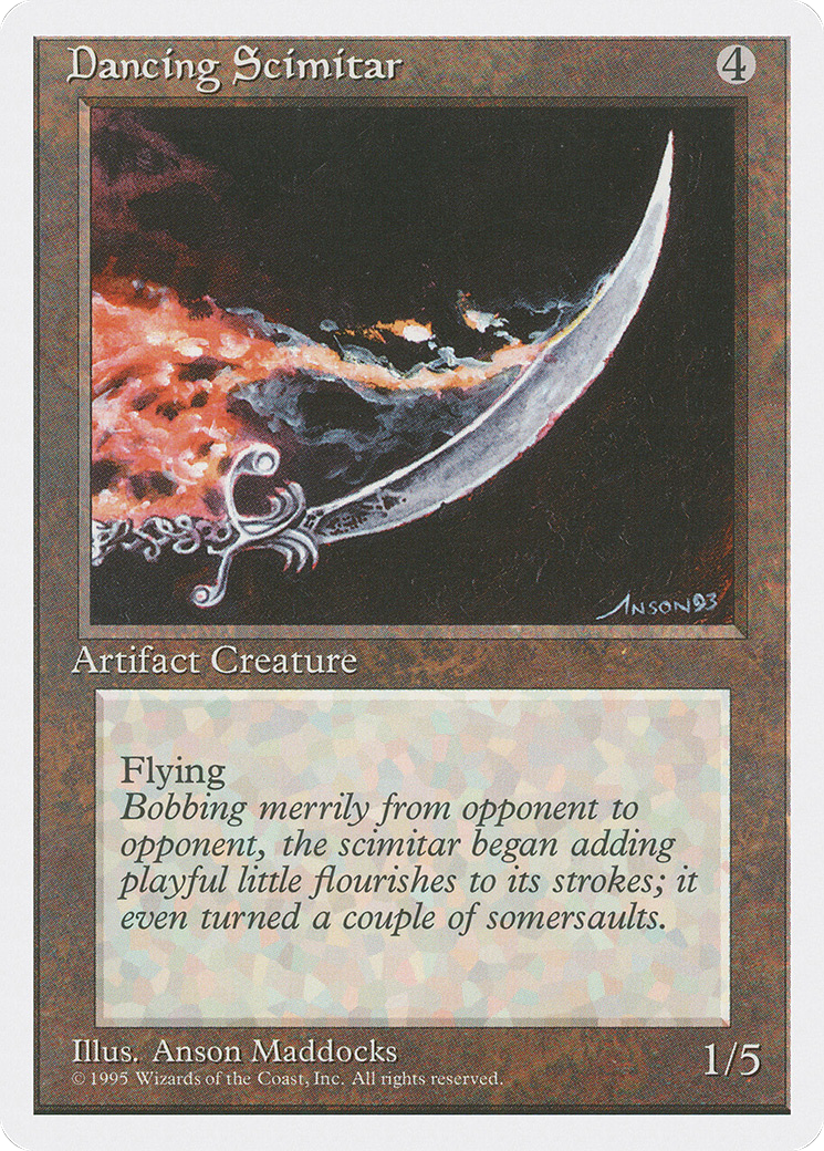 Image of Dancing Scimitar (4ED-) - Fourth Edition