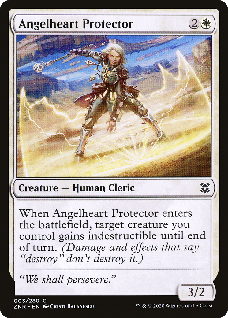 Image of Angelheart Protector (ZNR-003) - Zendikar Rising Foil