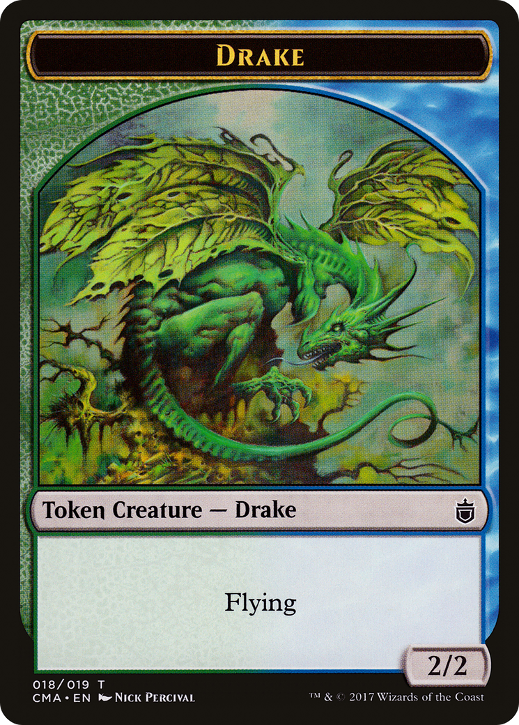 Image of Drake Token (018) (CMA-018) - Commander Anthology Tokens