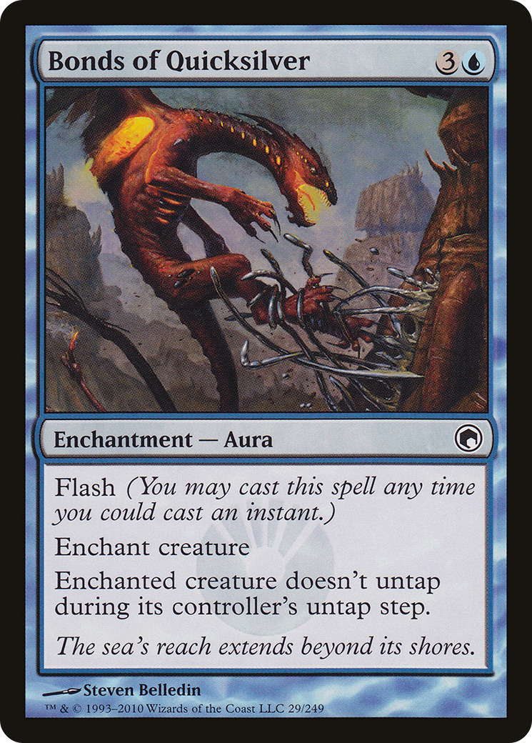 Image of Bonds of Quicksilver (SOM-029) - Scars of Mirrodin Foil