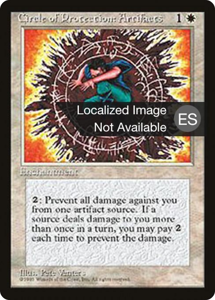Image of Circle of Protection: Artifacts (4BB-) - Fourth Edition Foreign Black Border