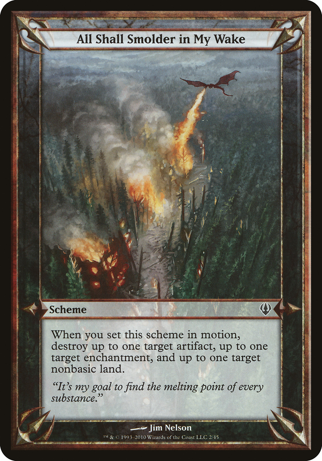 Image of All Shall Smolder in My Wake (Archenemy) (OVER-) - Archenemy Schemes