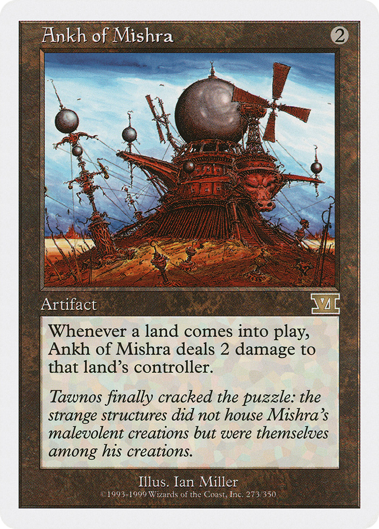 Image of Ankh of Mishra (6ED-273) - Classic Sixth Edition