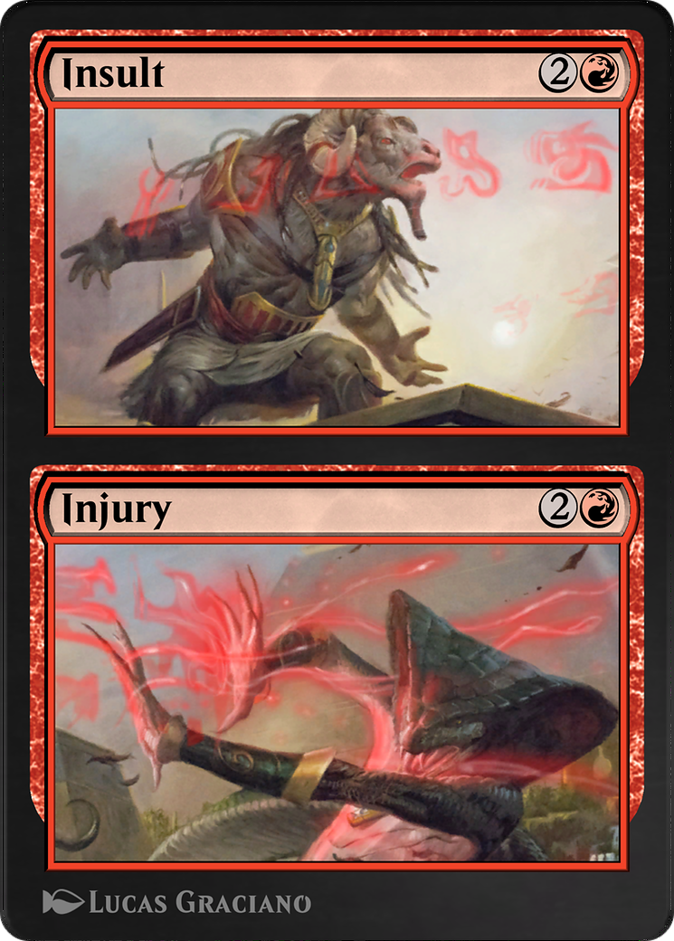 Image of Insult // Injury (AKR-162) - Amonkhet Remastered