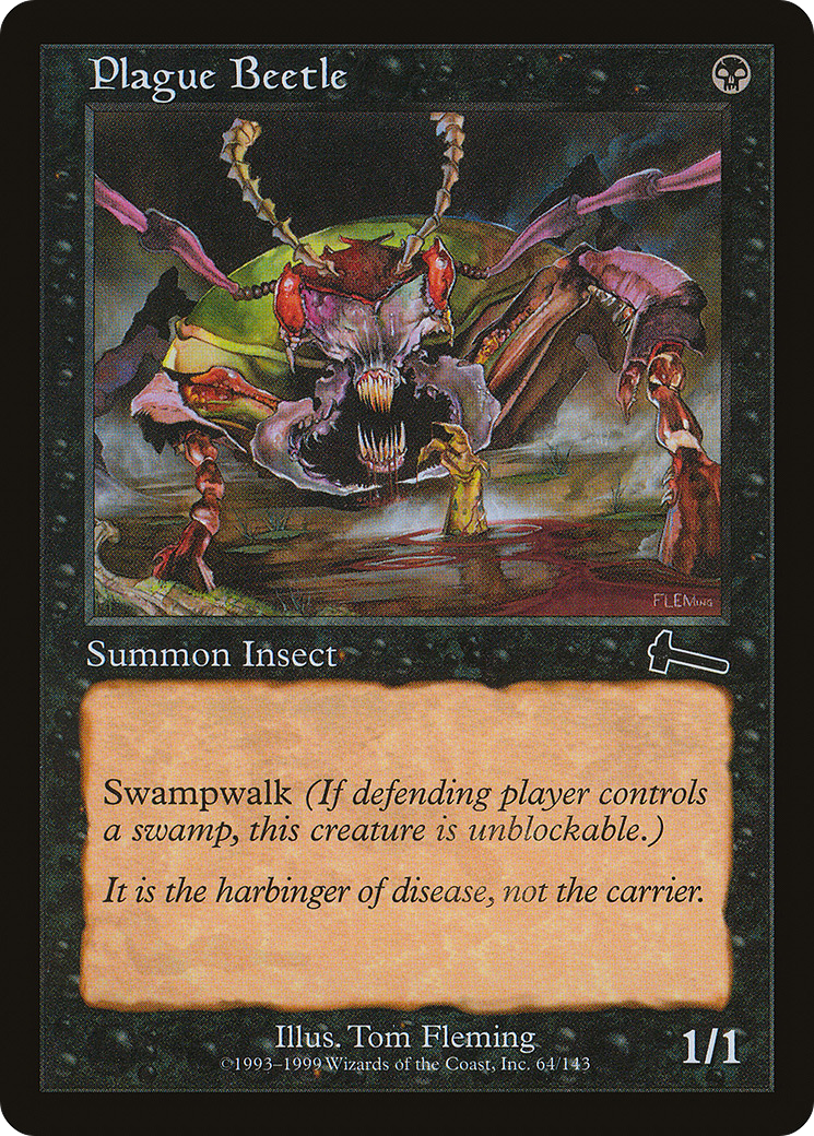 Image of Plague Beetle (ULG-064) - Urza's Legacy Foil