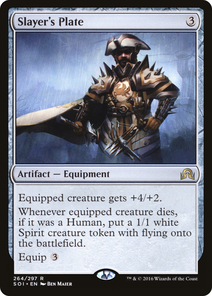 Image of Slayer's Plate (SOI-264) - Shadows over Innistrad Foil