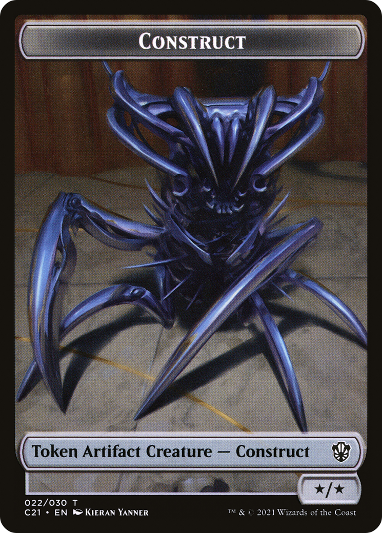 Image of Construct (TC21-022) - Commander 2021 Tokens