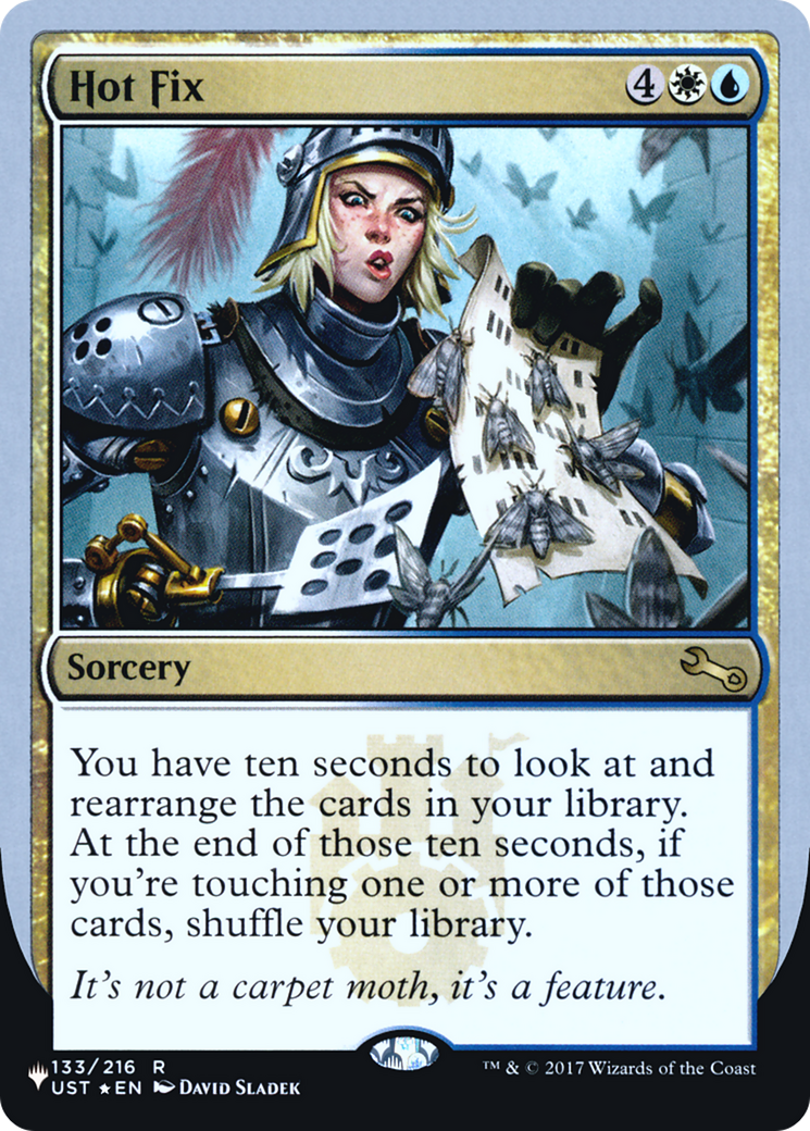 Image of Hot Fix (LIST-133/216) - The List (Unfinity Foil Edition) Foil