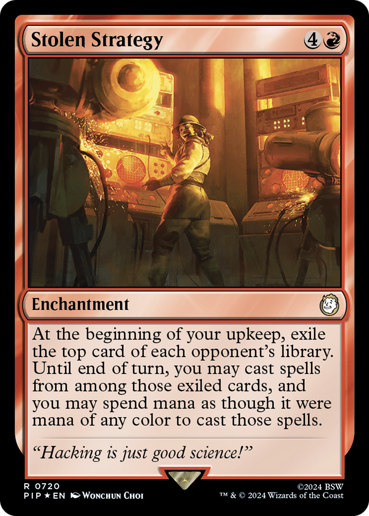 Image of Stolen Strategy (Surge Foil) (PIP-720) - Fallout Foil