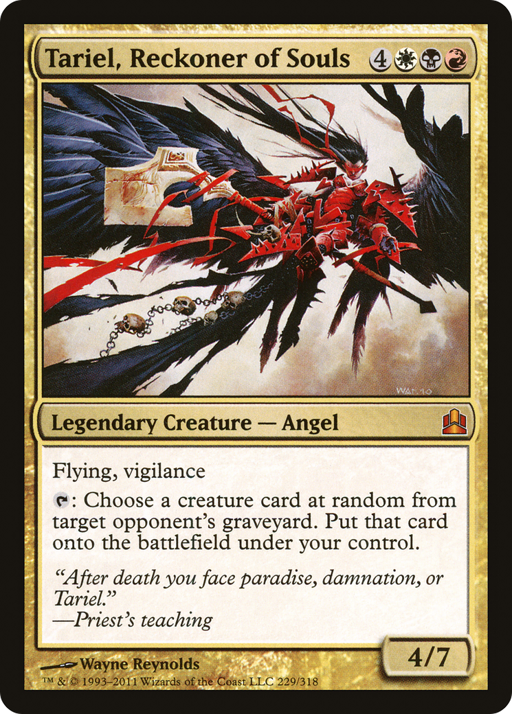 Image of Tariel, Reckoner of Souls (CMD-229) - Commander 2011
