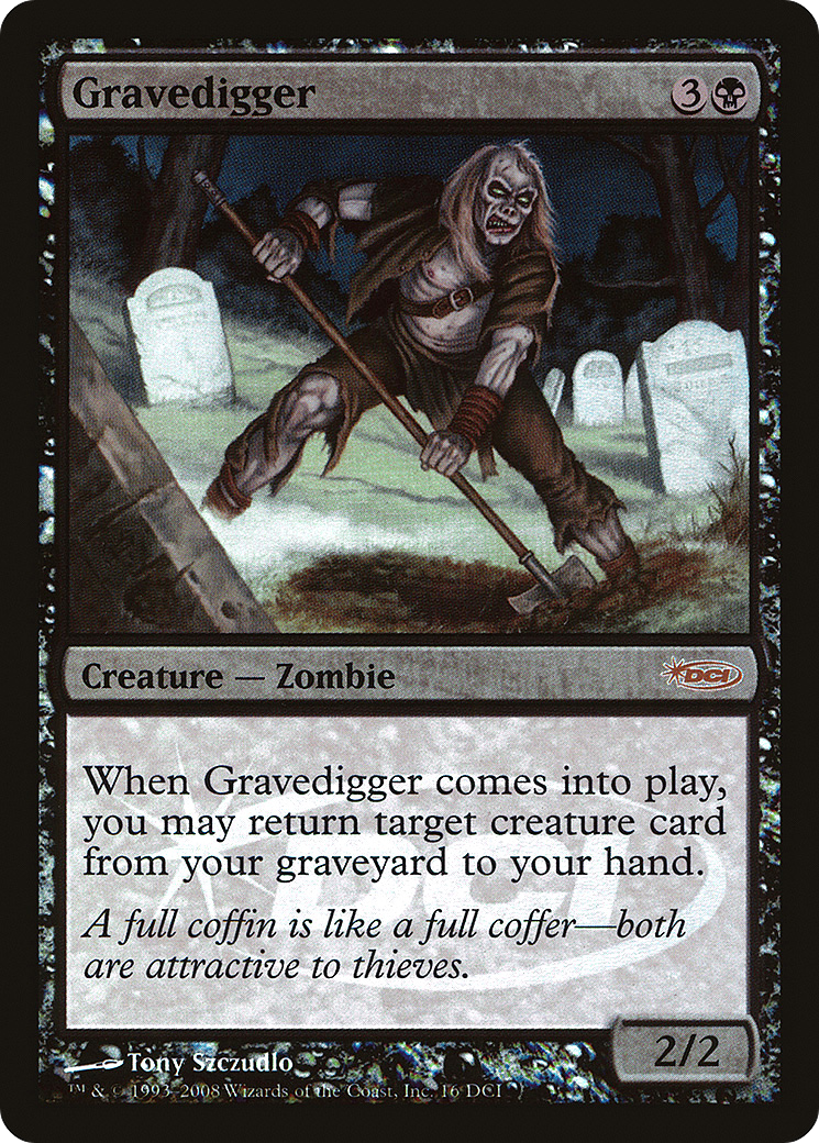 Image of Gravedigger (WPN-016) - DCI Promos Foil