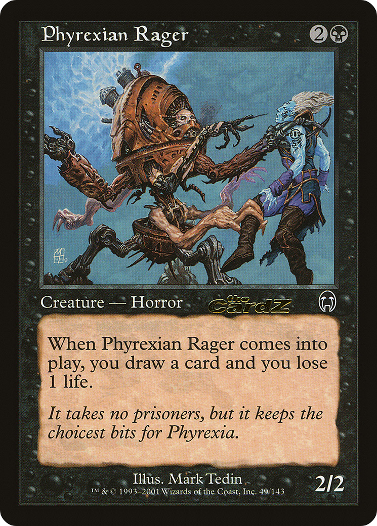 Image of Phyrexian Rager (MEDIA-049) - Media and Collaboration Promos Foil