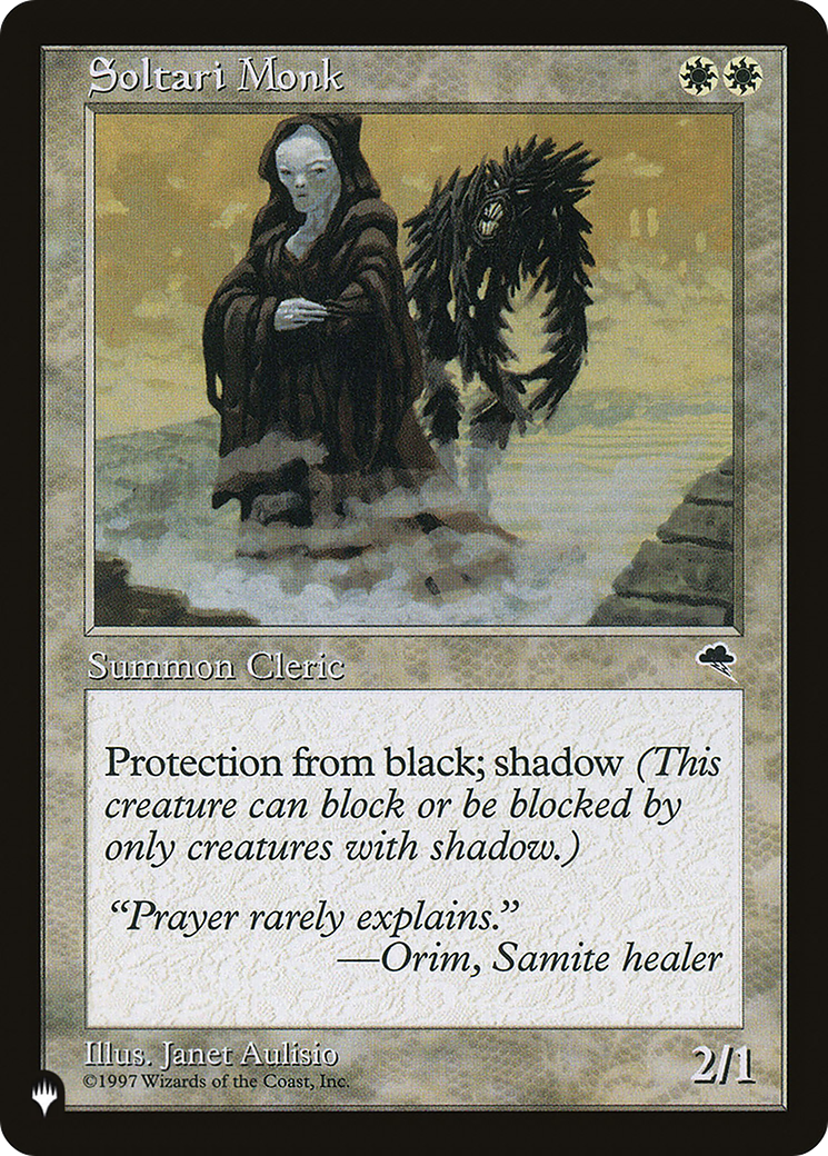 Image of Soltari Monk (LIST-TMP-45) - The List