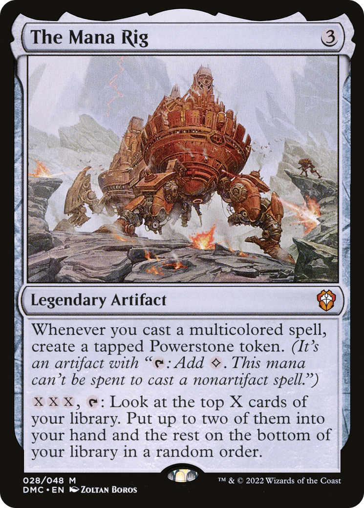 Image of The Mana Rig (DMC-028) - Dominaria United Commander Foil