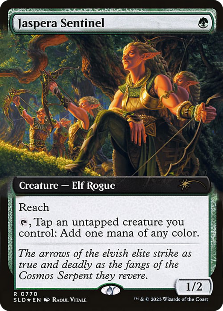 Image of Jaspera Sentinel (Extended Art) (SLD-770) - Secret Lair Drop: (Extended Art) Foil