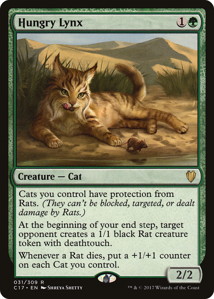 Image of Hungry Lynx (C17-031) - Commander 2017
