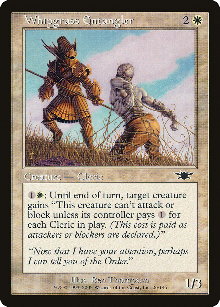 Image of Whipgrass Entangler (LGN-026) - Legions
