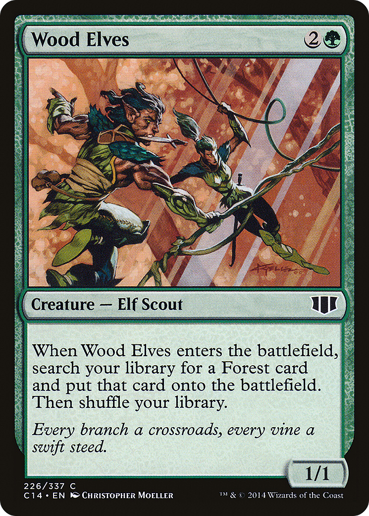 Image of Wood Elves (C14-226) - Commander 2014