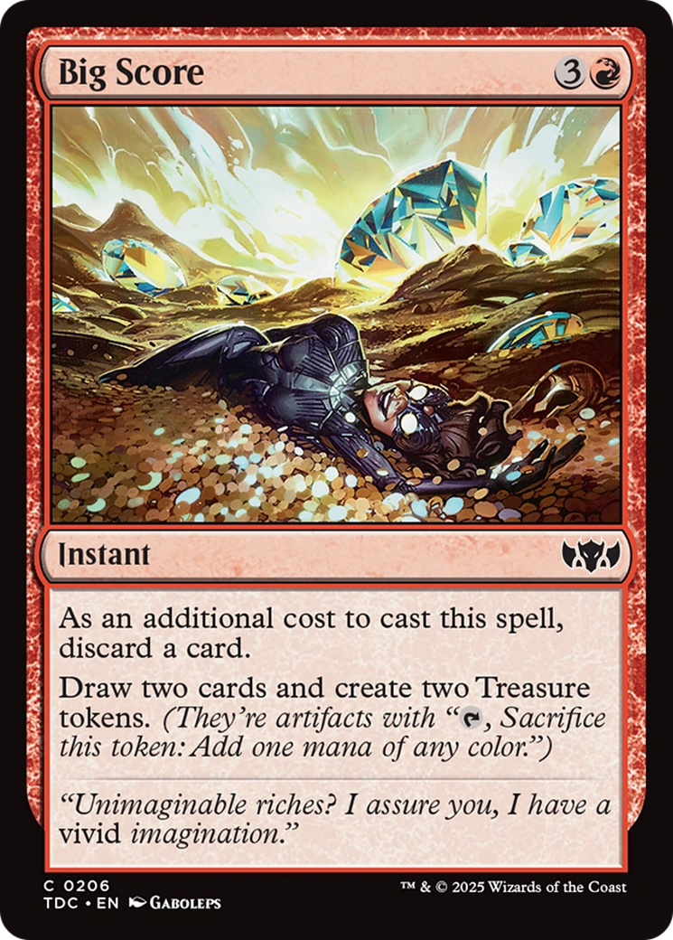 Image of Big Score (TDC-206) - Commander: Tarkir: Dragonstorm