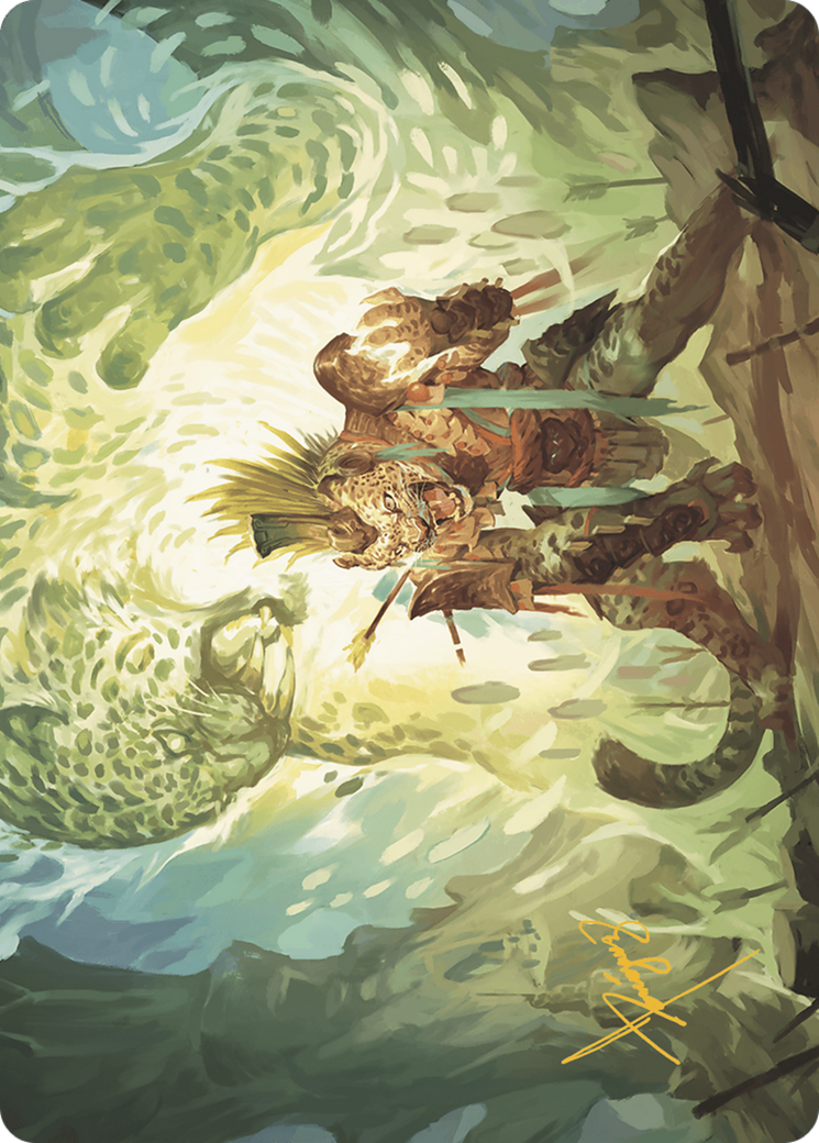 Image of Might of the Ancestors // Might of the Ancestors (ALCI-002) - The Lost Caverns of Ixalan Art Series (Borderless)
