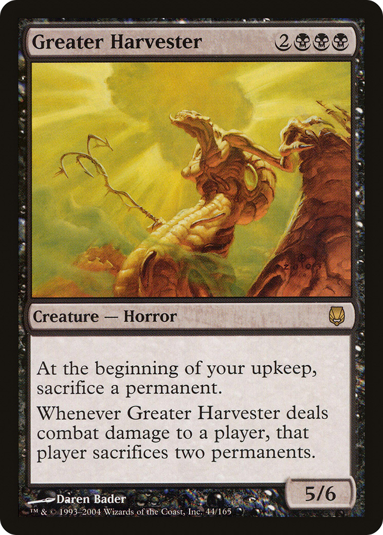 Image of Greater Harvester (DST-044) - Darksteel