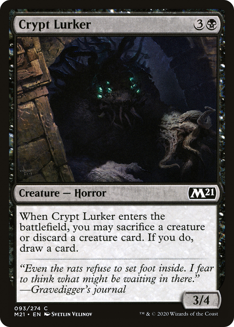 Image of Crypt Lurker (M21-093) - Core Set 2021