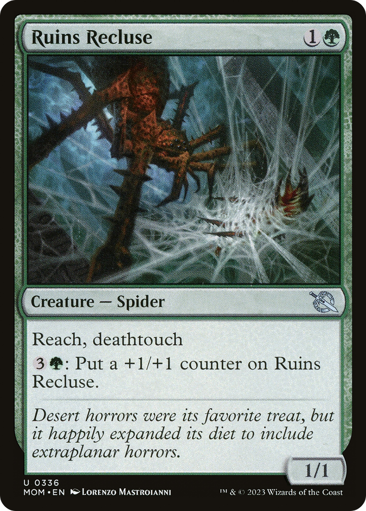 Image of Ruins Recluse (MOM-336) - March of the Machine Foil