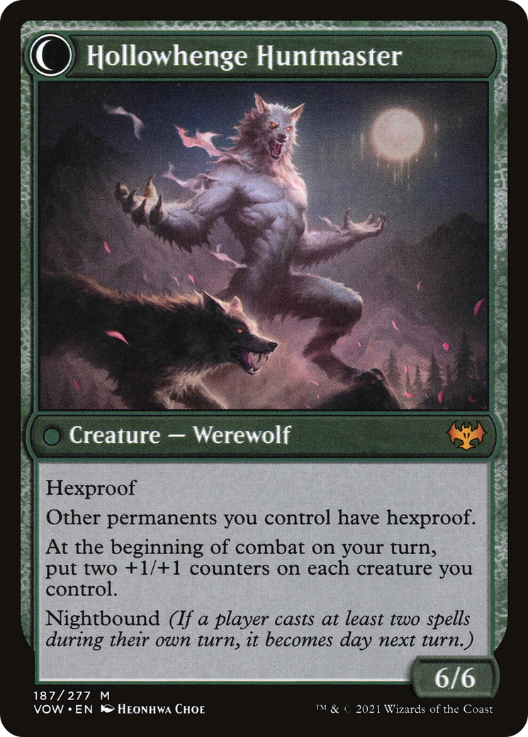Image of Avabruck Caretaker (VOW-187) - Innistrad: Crimson Vow: (Double Faced Transform) Foil