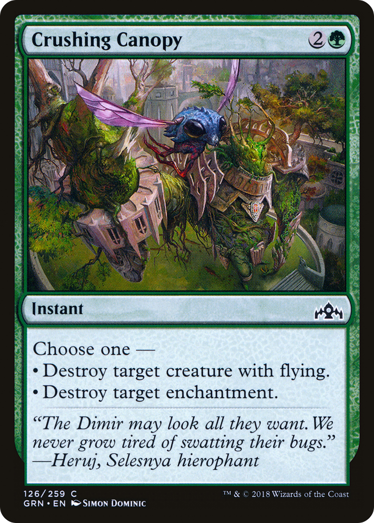 Image of Crushing Canopy (GRN-126) - Guilds of Ravnica