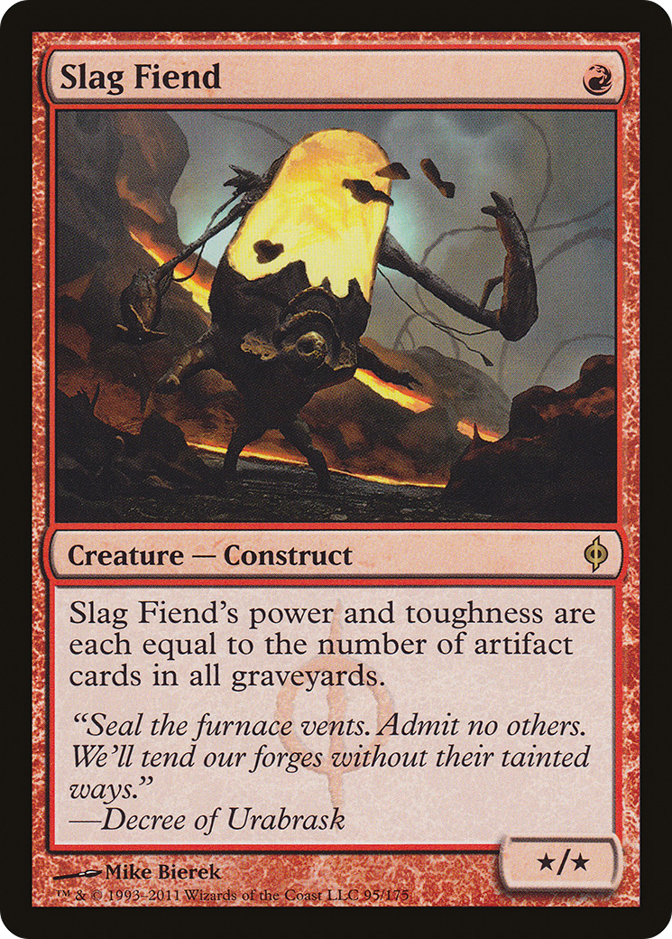 Image of Slag Fiend (NPH-095) - New Phyrexia
