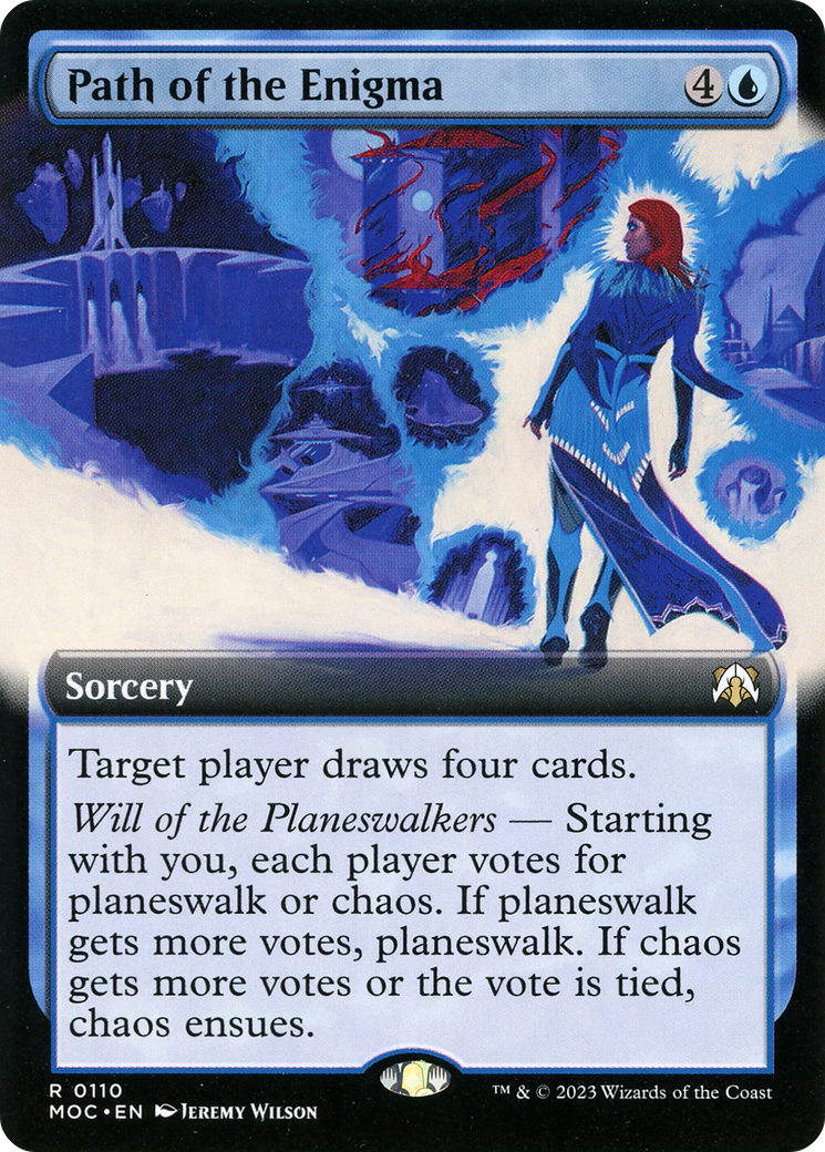 Image of Path of the Enigma (Extended Art) (MOC-110) - March of the Machine Commander: (Extended Art)