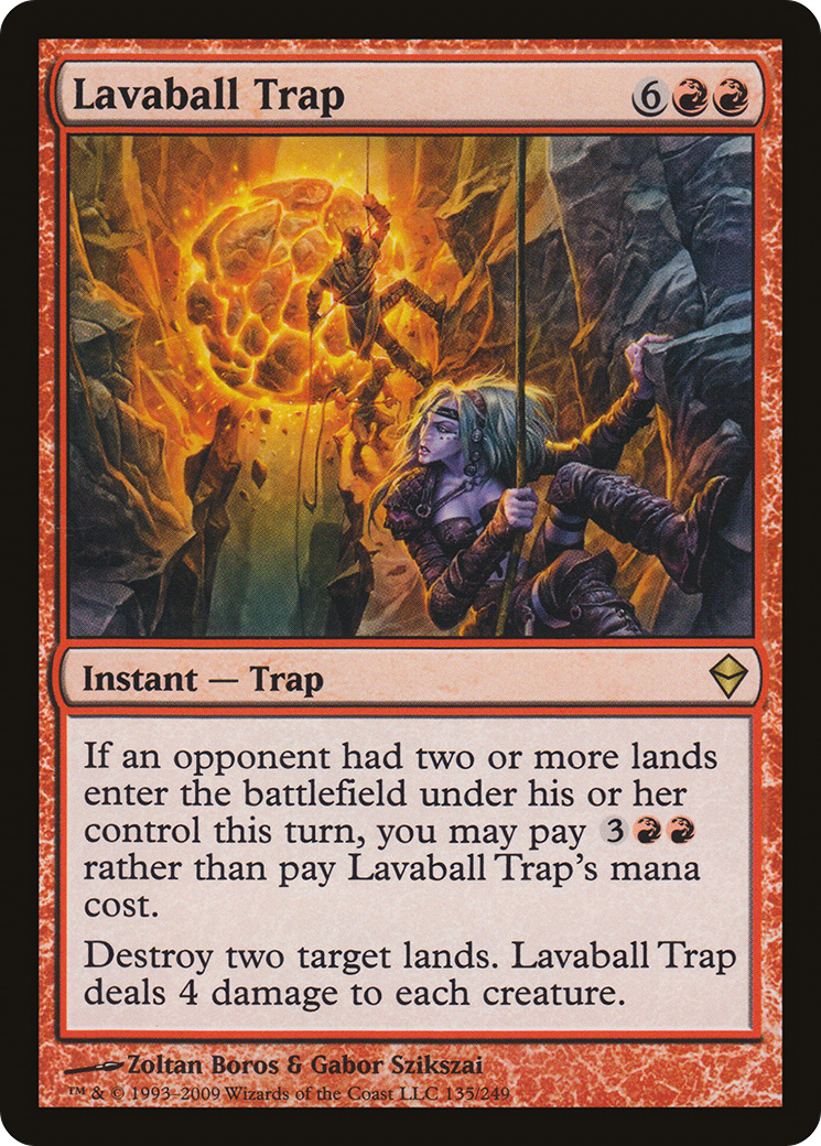 Image of Lavaball Trap (ZEN-135) - Zendikar