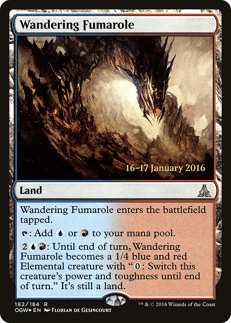 Image of Wandering Fumarole (PRE-182S) - Oath of the Gatewatch Promos Foil