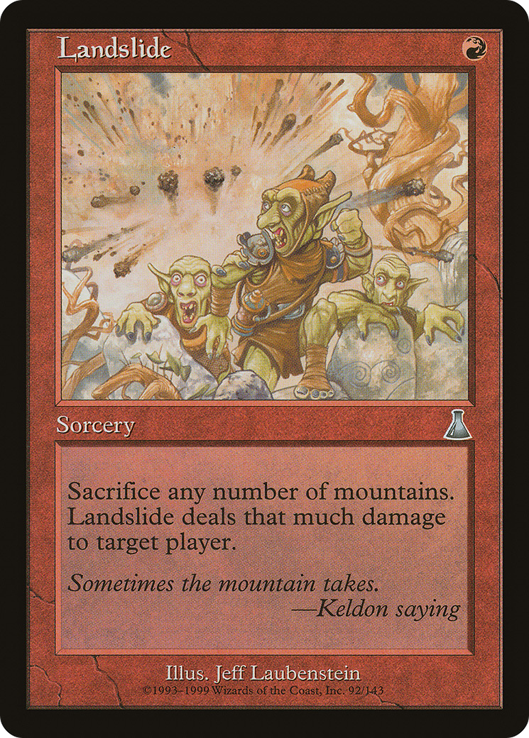 Image of Landslide (UDS-092) - Urza's Destiny Foil