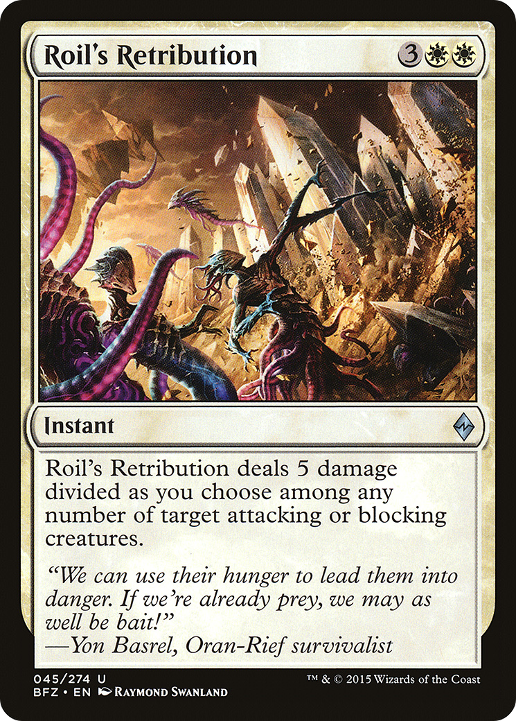 Image of Roil's Retribution (BFZ-045) - Battle for Zendikar Foil