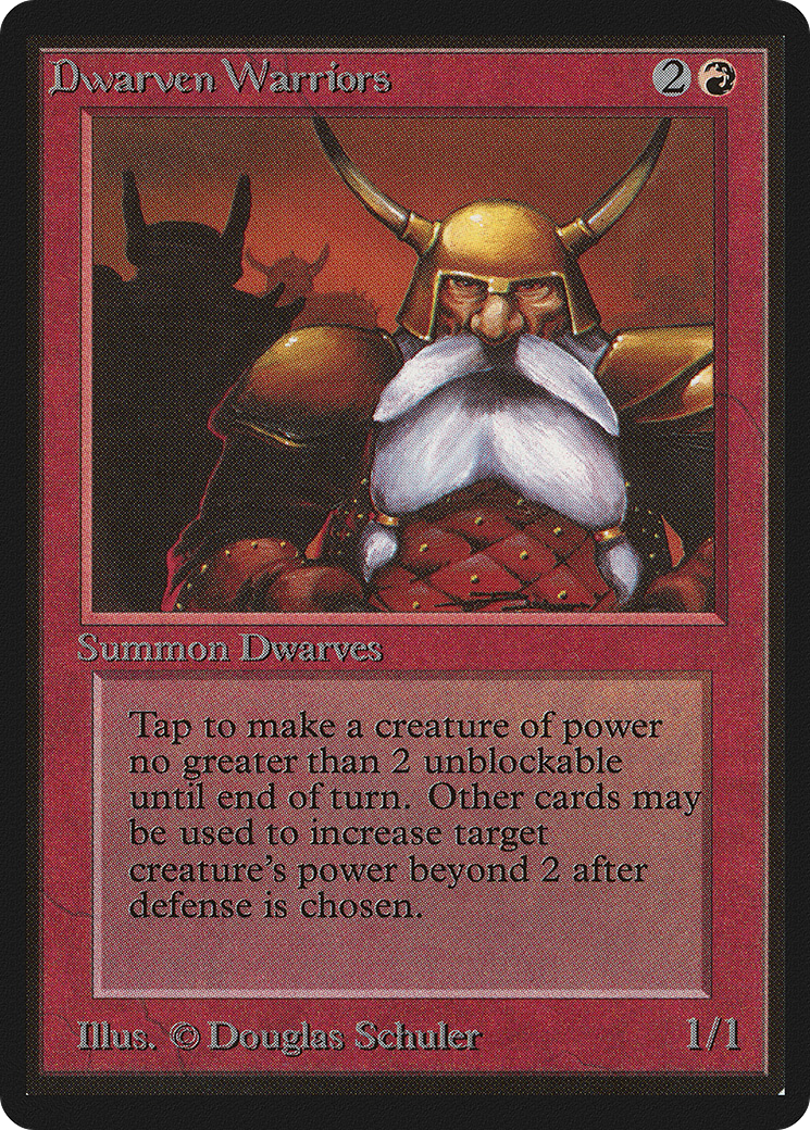 Image of Dwarven Warriors (LEB-) - Limited Edition Beta