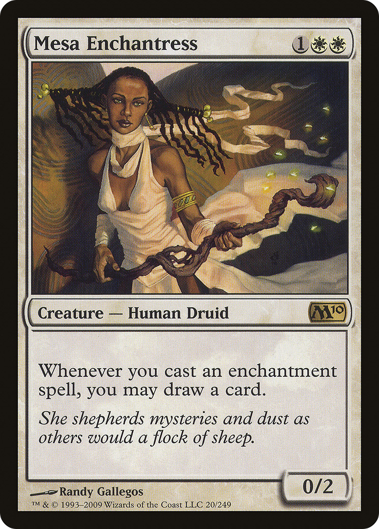 Image of Mesa Enchantress (M10-020) - Magic 2010