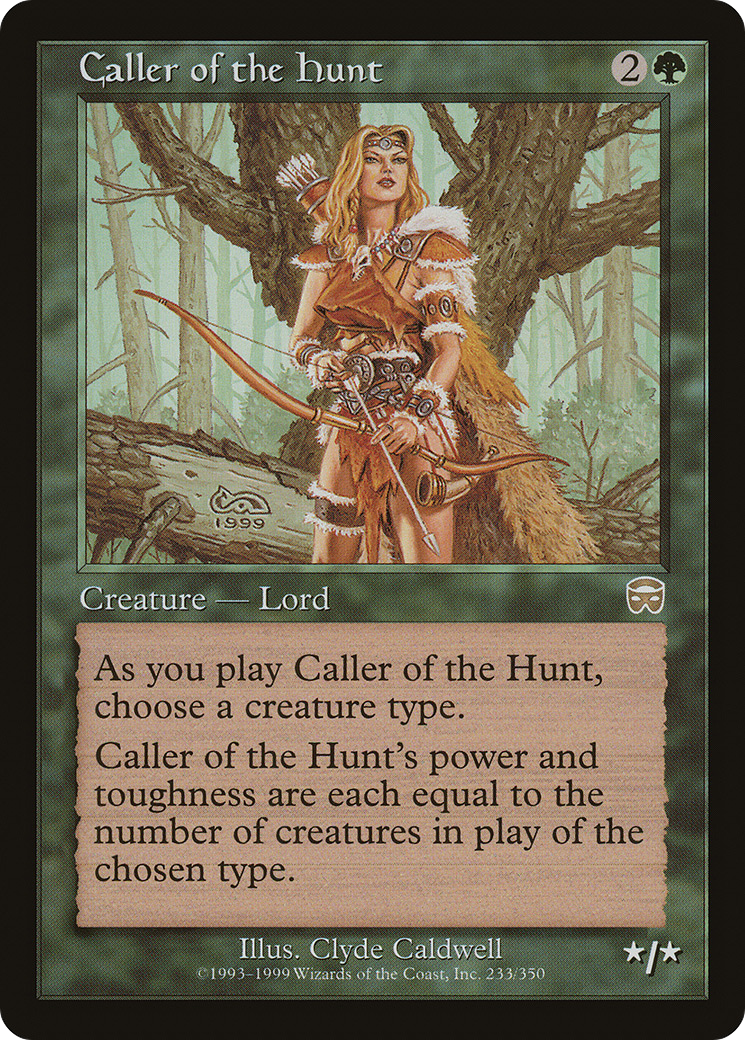 Image of Caller of the Hunt (MMQ-233) - Mercadian Masques