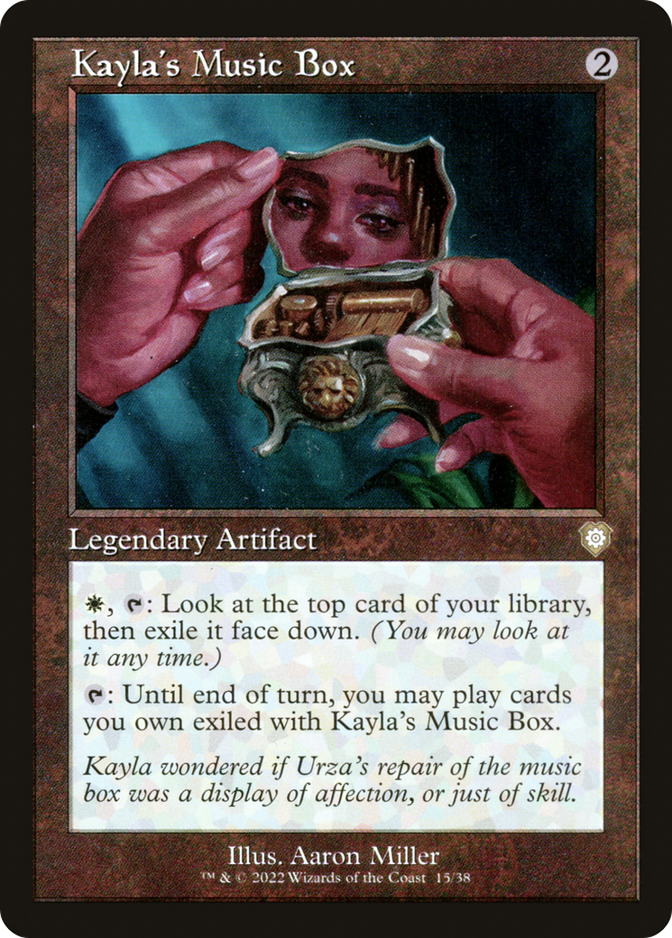 Image of Kayla's Music Box (Retro Frame) (BRC-015) - The Brothers' War Commander