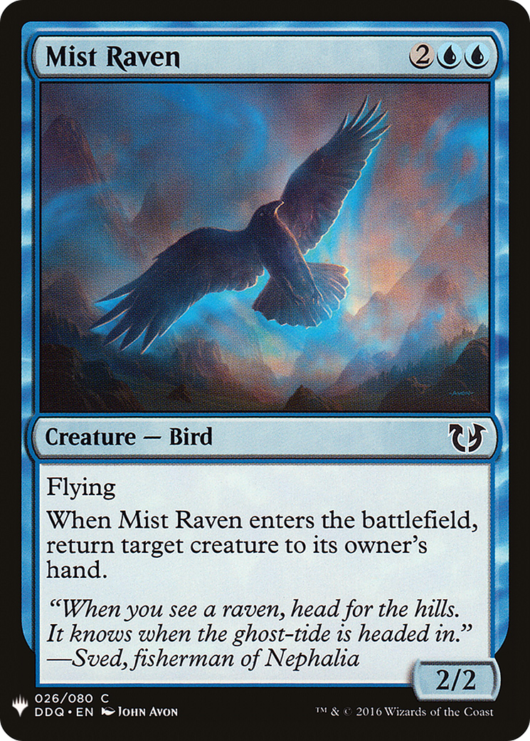 Image of Mist Raven (LIST-DDQ-26) - The List