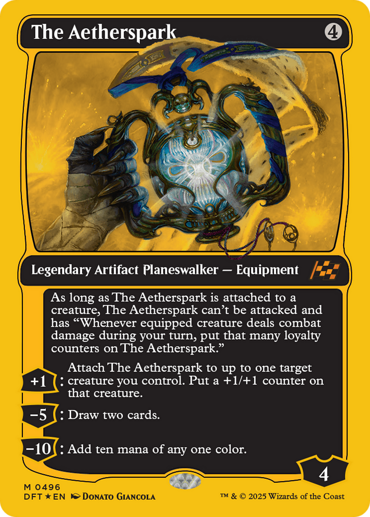 Image of The Aetherspark (First-Place Foil) (DFT-496) - Aetherdrift Foil