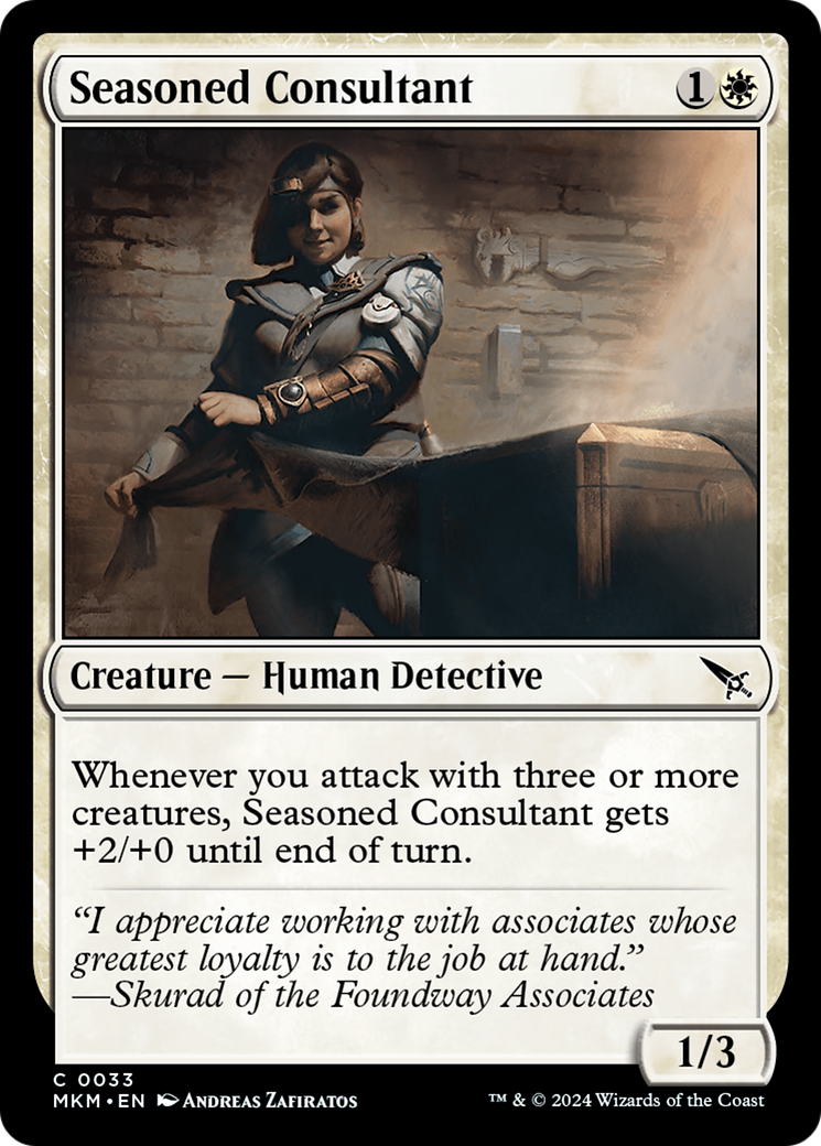 Image of Seasoned Consultant (MKM-033) - Murders at Karlov Manor